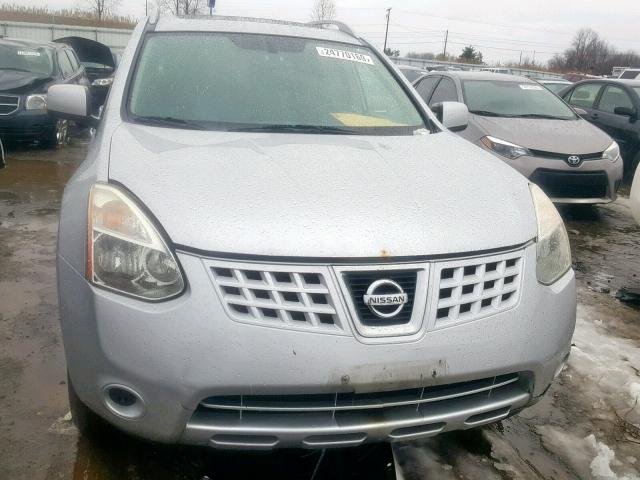 JN8AS5MVXAW612968 - 2010 NISSAN ROGUE S SILVER photo 9