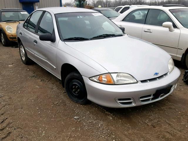 1G1JC524827446019 - 2002 CHEVROLET CAVALIER B SILVER photo 1