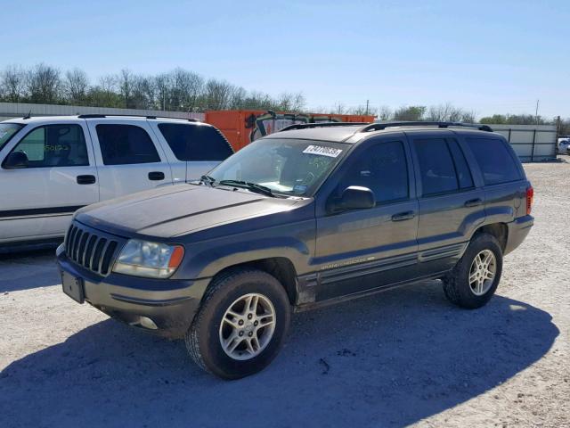 1J4GW68N5XC630213 - 1999 JEEP GRAND CHER GRAY photo 2