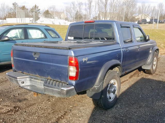 1N6ED27Y8YC302659 - 2000 NISSAN FRONTIER C BLUE photo 4