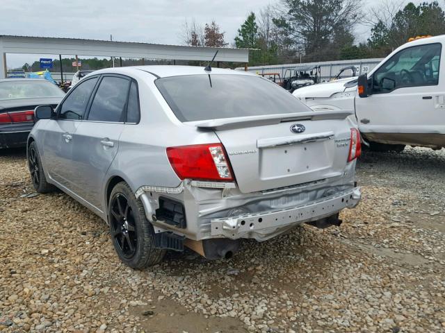 JF1GE74628G500595 - 2008 SUBARU IMPREZA WR SILVER photo 3