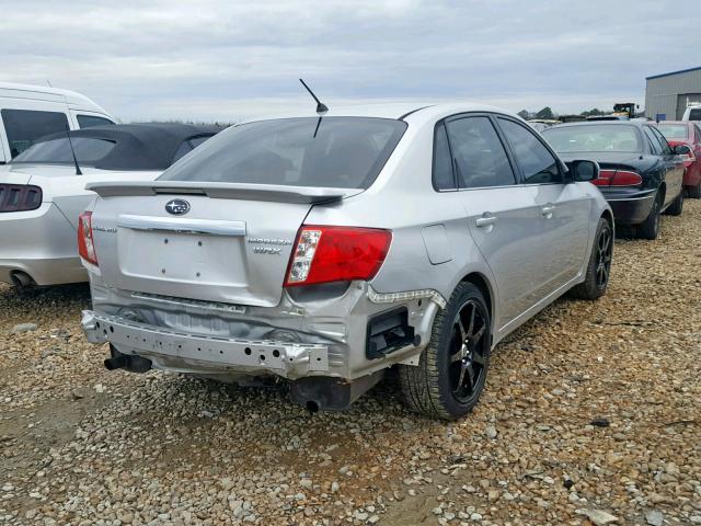 JF1GE74628G500595 - 2008 SUBARU IMPREZA WR SILVER photo 4