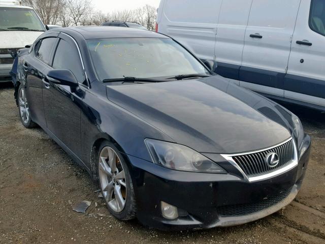 JTHBE262295022319 - 2009 LEXUS IS 350 BLACK photo 1