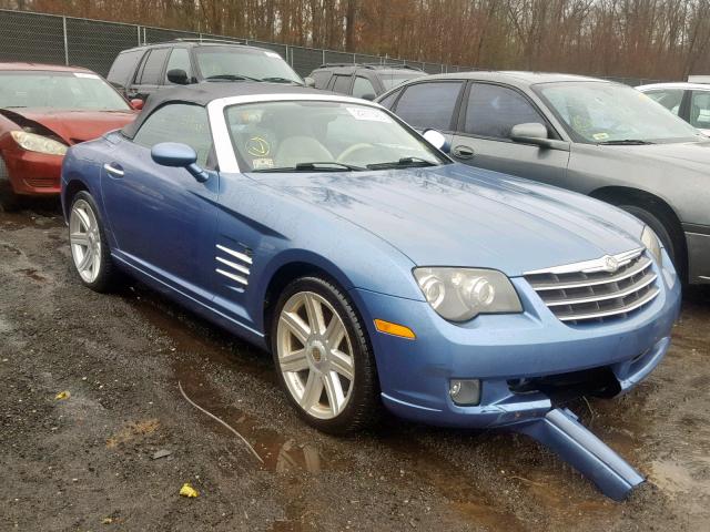 1C3AN65L05X048032 - 2005 CHRYSLER CROSSFIRE BLUE photo 1