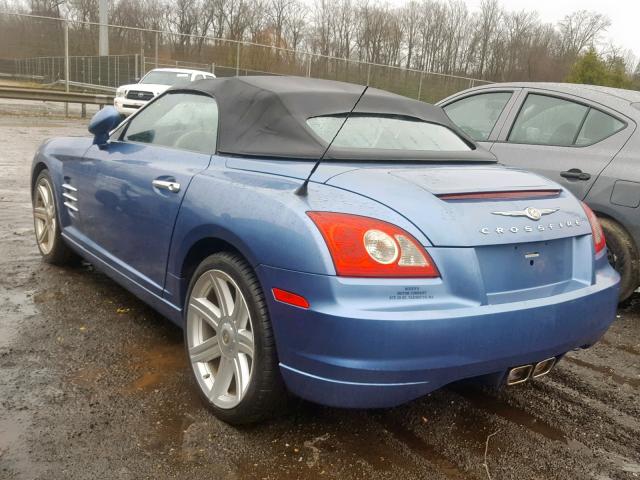 1C3AN65L05X048032 - 2005 CHRYSLER CROSSFIRE BLUE photo 3