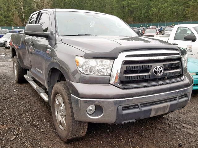 5TFUY5F19CX257399 - 2012 TOYOTA TUNDRA DOU GRAY photo 1