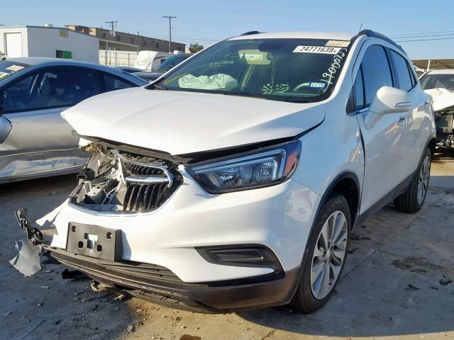 KL4CJASB9HB110358 - 2017 BUICK ENCORE PRE WHITE photo 2