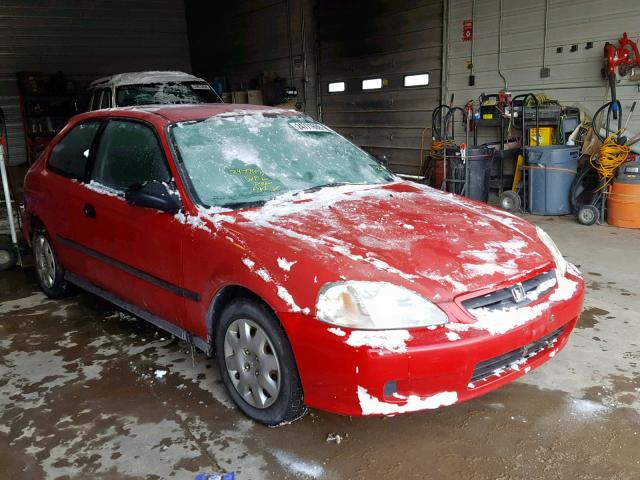 2HGEJ6345XH103927 - 1999 HONDA CIVIC DX RED photo 1