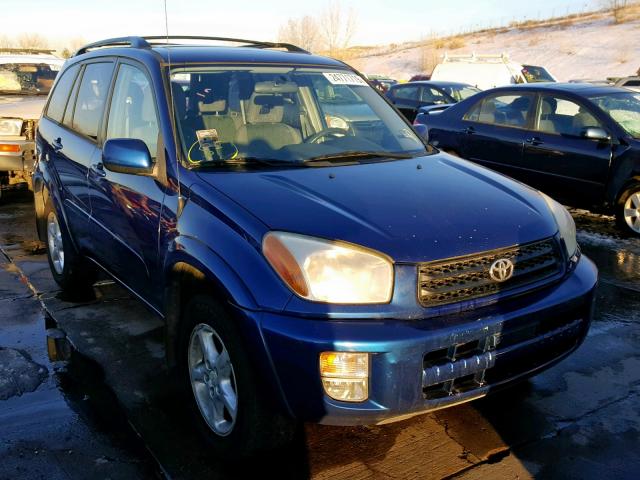 JTEHH20V730262164 - 2003 TOYOTA RAV4 BLUE photo 1