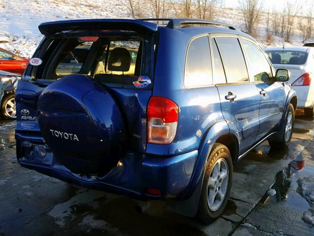 JTEHH20V730262164 - 2003 TOYOTA RAV4 BLUE photo 4