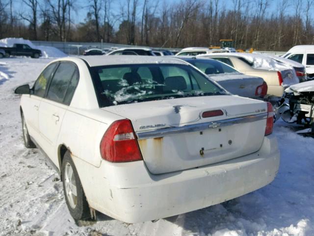 1G1ZT52885F250257 - 2005 CHEVROLET MALIBU LS WHITE photo 3