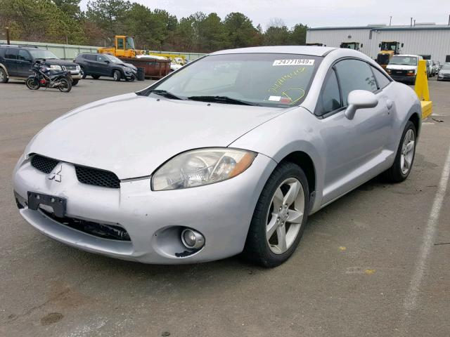 4A3AK24FX7E009209 - 2007 MITSUBISHI ECLIPSE GS SILVER photo 2