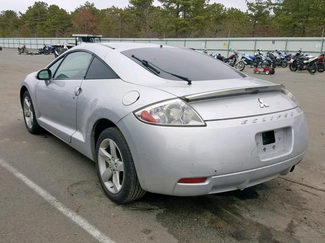 4A3AK24FX7E009209 - 2007 MITSUBISHI ECLIPSE GS SILVER photo 3