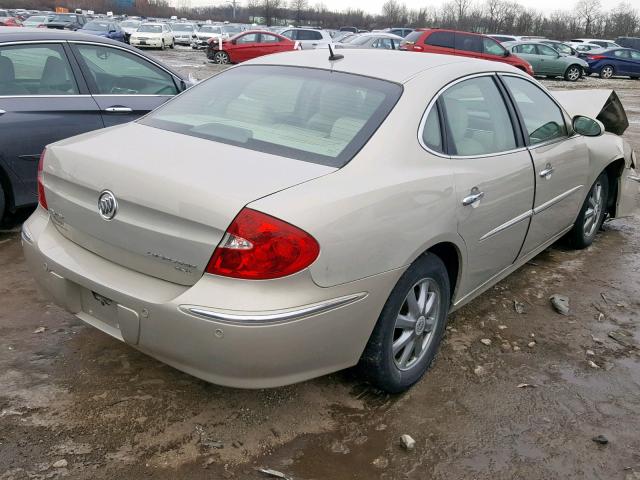 2G4WD582181313233 - 2008 BUICK LACROSSE C TAN photo 4