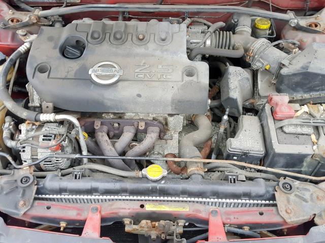 3N1AB51D44L737193 - 2004 NISSAN SENTRA SE- RED photo 7