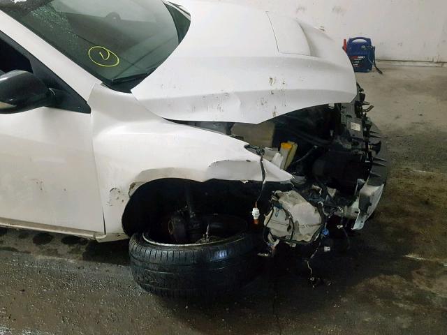 JM1BL1L44D1754538 - 2013 MAZDA SPEED 3 WHITE photo 9