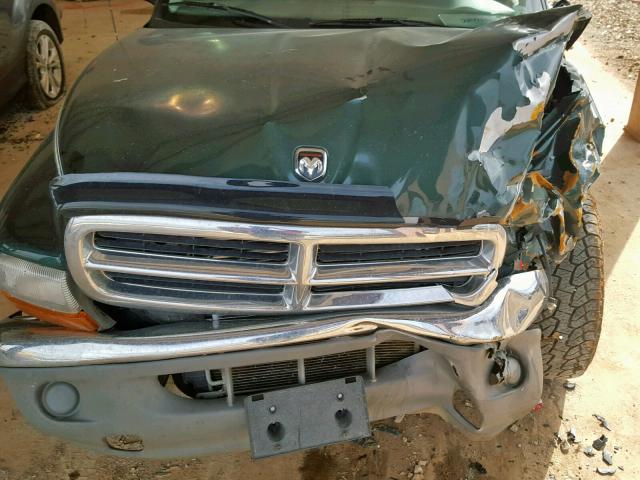 1B7GL2AN41S108381 - 2001 DODGE DAKOTA QUA GREEN photo 7