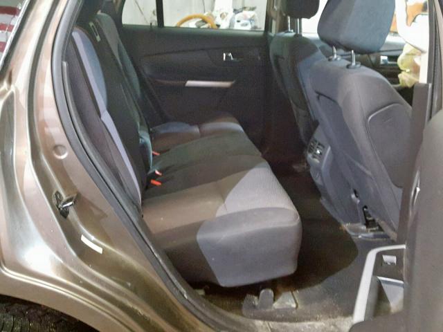 2FMDK4JC2CBA55057 - 2012 FORD EDGE SEL TAN photo 6