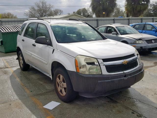 2CNDL13F956208354 - 2005 CHEVROLET EQUINOX LS WHITE photo 1