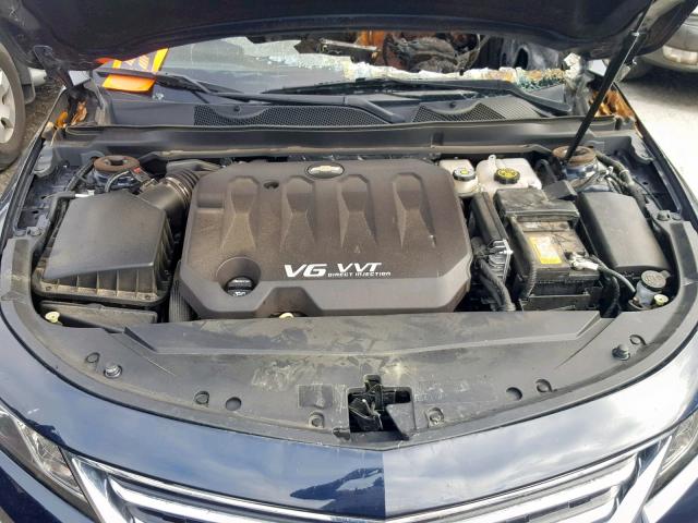 2G1145S30H9163920 - 2017 CHEVROLET IMPALA PRE BLUE photo 7