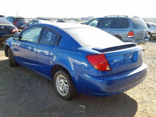 1G8AN12F23Z206248 - 2003 SATURN ION LEVEL BLUE photo 3