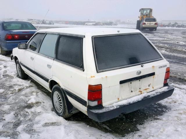 JF2AN52B4LD412678 - 1990 SUBARU LOYALE WHITE photo 3