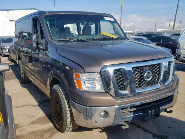 5BZAF0AA8DN200806 - 2013 NISSAN NV 3500 BROWN photo 1