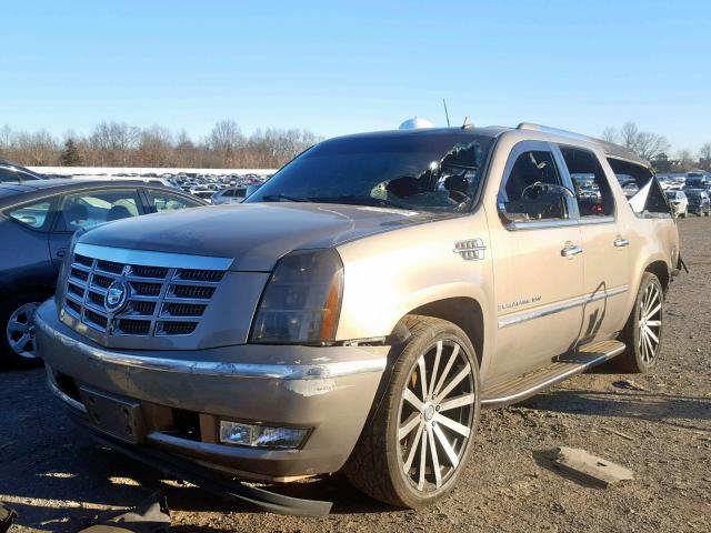 1GYFK668X7R283964 - 2007 CADILLAC ESCALADE E BROWN photo 2