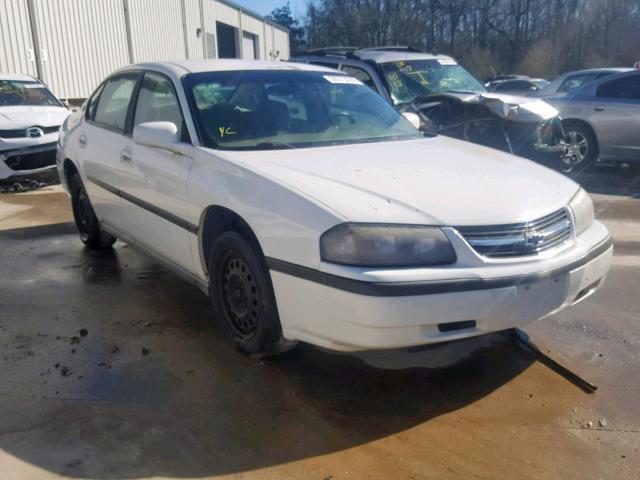 2G1WF52E029364578 - 2002 CHEVROLET IMPALA WHITE photo 1