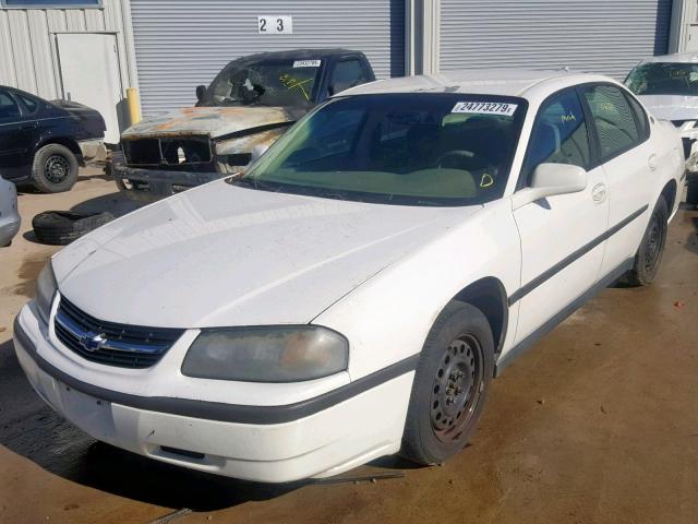 2G1WF52E029364578 - 2002 CHEVROLET IMPALA WHITE photo 10