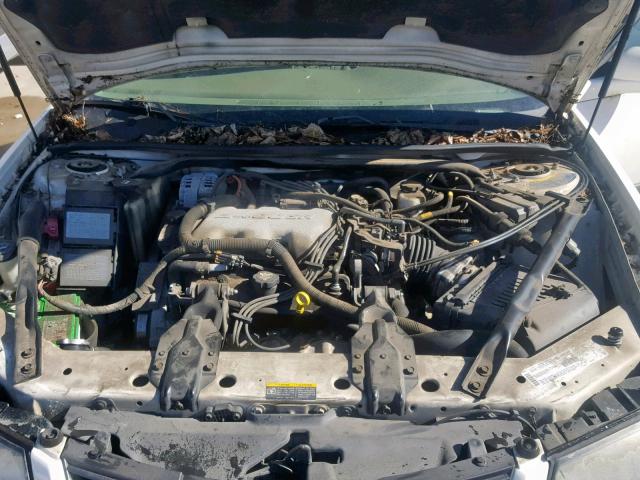 2G1WF52E029364578 - 2002 CHEVROLET IMPALA WHITE photo 7