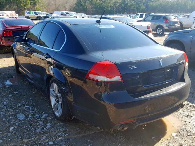 6G2ER57788L128810 - 2008 PONTIAC G8 BLACK photo 3