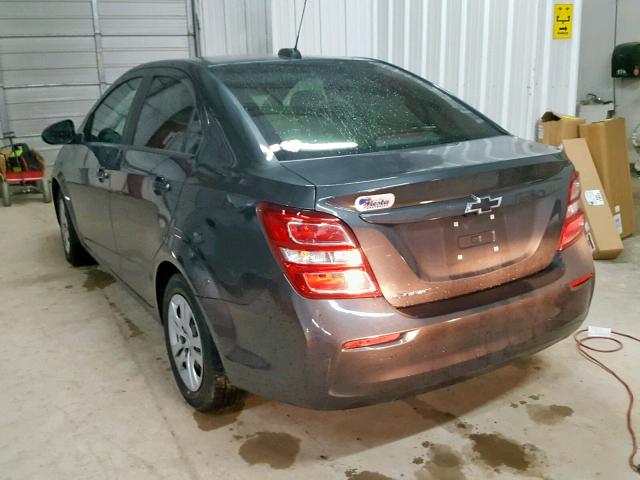 1G1JB5SH1H4146094 - 2017 CHEVROLET SONIC LS 石墨色 照片 3