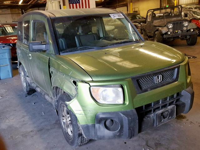 5J6YH28796L015445 - 2006 HONDA ELEMENT EX GREEN photo 1