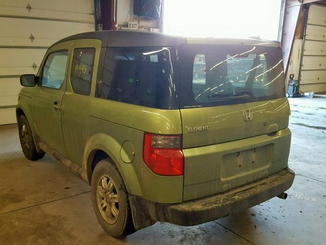 5J6YH28796L015445 - 2006 HONDA ELEMENT EX GREEN photo 3