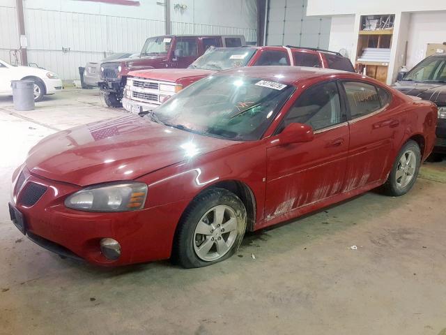 2G2WP552971127264 - 2007 PONTIAC GRAND PRIX RED photo 2