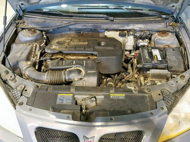 1G2ZF58B674210215 - 2007 PONTIAC G6 VALUE L BLUE photo 7