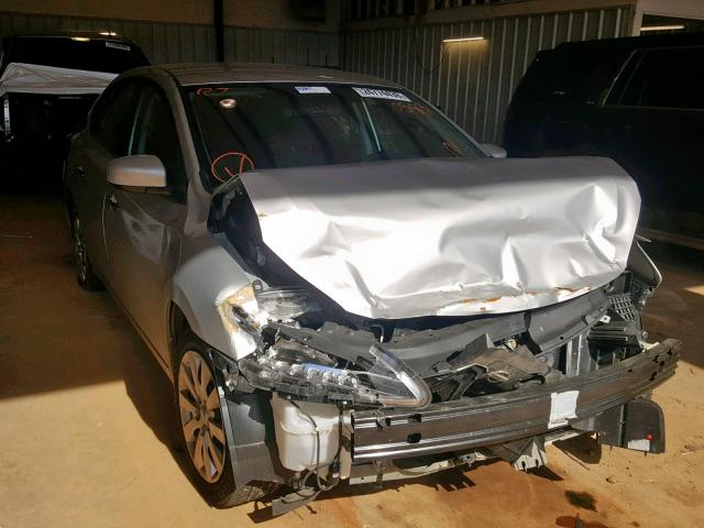 3N1AB7AP9DL770583 - 2013 NISSAN SENTRA S SILVER photo 1