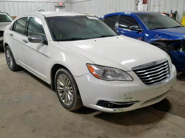 1C3BC2FG8BN502930 - 2011 CHRYSLER 200 LIMITE WHITE photo 1