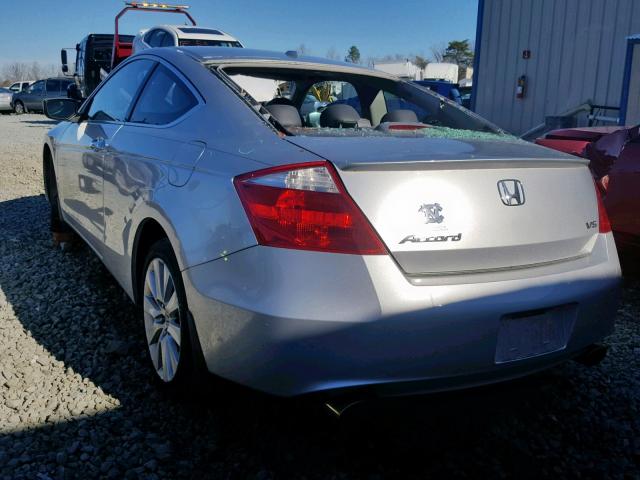 1HGCS22869A004309 - 2009 HONDA ACCORD EXL SILVER photo 3