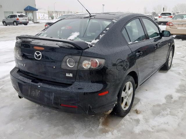 JM1BK32F981799661 - 2008 MAZDA 3 I BLACK photo 4