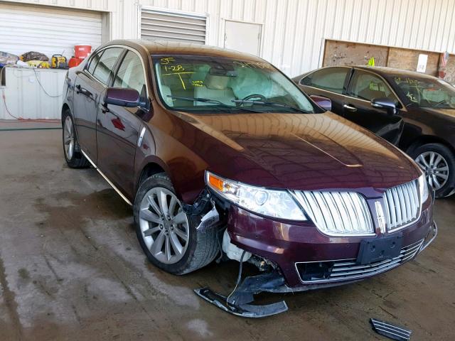 1LNHL9FT6BG608076 - 2011 LINCOLN MKS MAROON photo 1