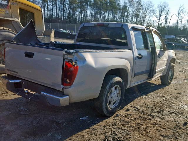 1GCCS138X68243985 - 2006 CHEVROLET COLORADO TAN photo 4