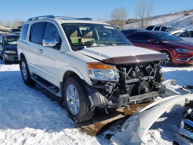 5N1BA0NE4EN608135 - 2014 NISSAN ARMADA PLA WHITE photo 1