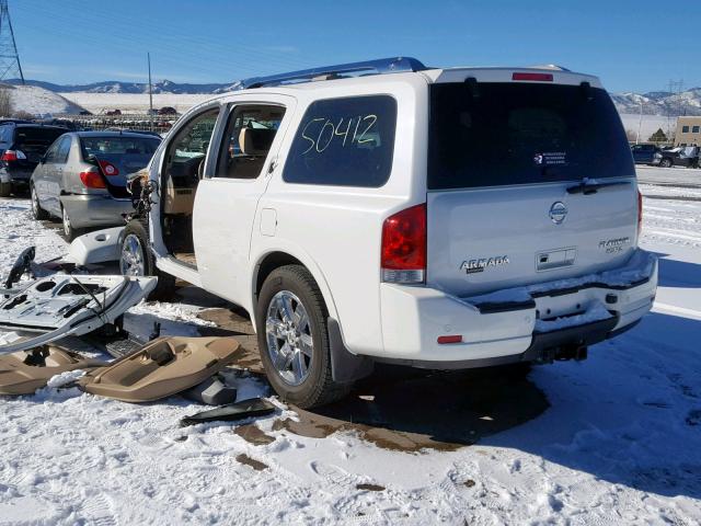 5N1BA0NE4EN608135 - 2014 NISSAN ARMADA PLA WHITE photo 3