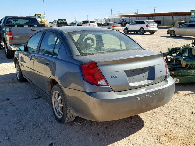 1G8AJ52F64Z215295 - 2004 SATURN ION LEVEL GRAY photo 3