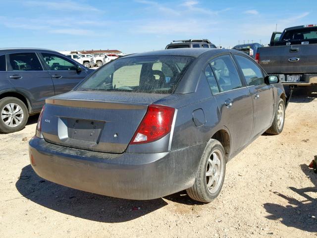 1G8AJ52F64Z215295 - 2004 SATURN ION LEVEL GRAY photo 4
