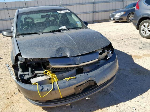 1G8AJ52F64Z215295 - 2004 SATURN ION LEVEL GRAY photo 9