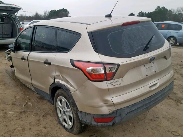 1FMCU0F78JUB79884 - 2018 FORD ESCAPE S TAN photo 3