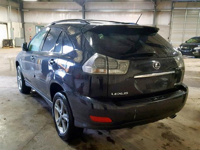 JTJHW31U860024010 - 2006 LEXUS RX 400 BLACK photo 3